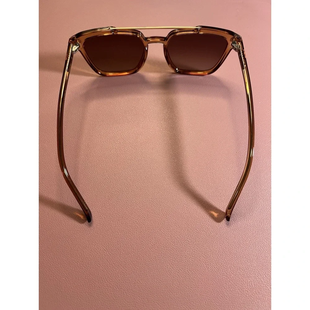 WearMe Pro WMP CONNER Square Polarized Sunglasses, Brown/Brown 53-20-148‎